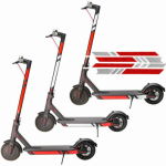 Reflektujuce bocne nalepnica za trotinet