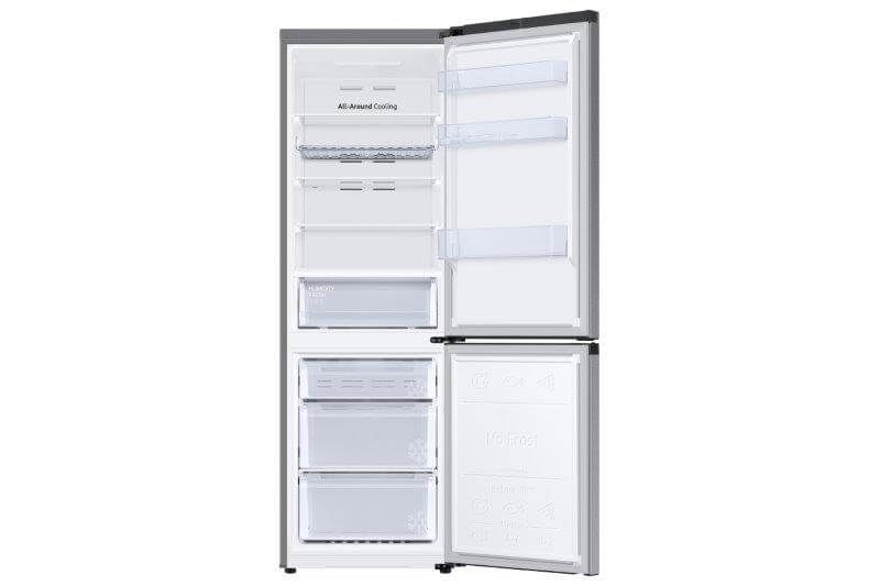 Frižider SAMSUNG RB34T602FSA/EK/kombinovani/NoFrost/F/344L(230+114)/185,3x59,5x63,7cm/Metal srebrna - Slika 2