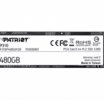 SSD M.2 NVMe 480GB Patriot P310 1700MBs/ 1500MBs P310P480GM28