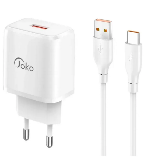 Kucni punjac  Joko JK82 + PX14 PD 20W/ USB 18W sa kablom USB na iPhone Lightning beli 1m
